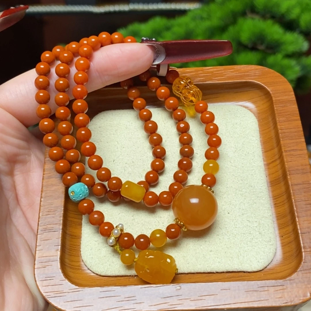 【闪购商品】手链蜜蜡未镶嵌手串