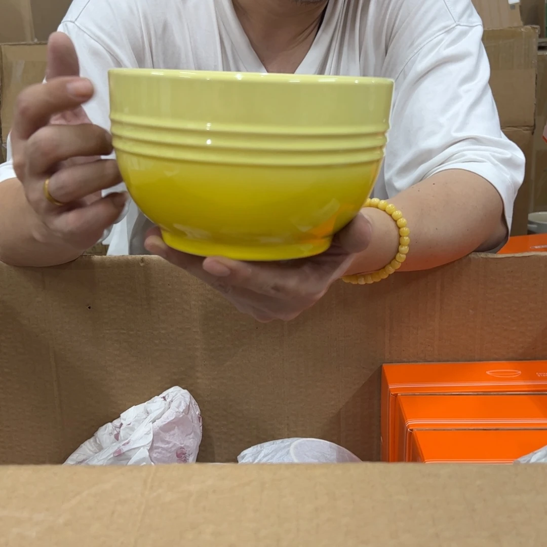 老姊妹家瓷器好漂亮轻虹黄色wan