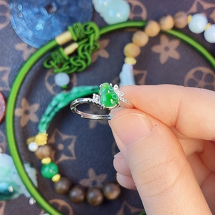 翡翠未镶嵌挂件875