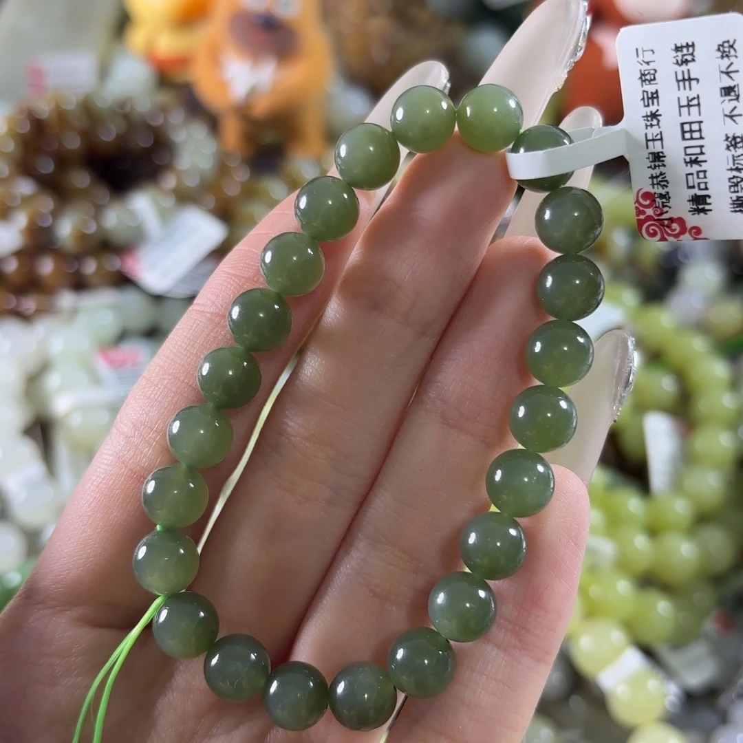 和田玉未镶嵌手链115