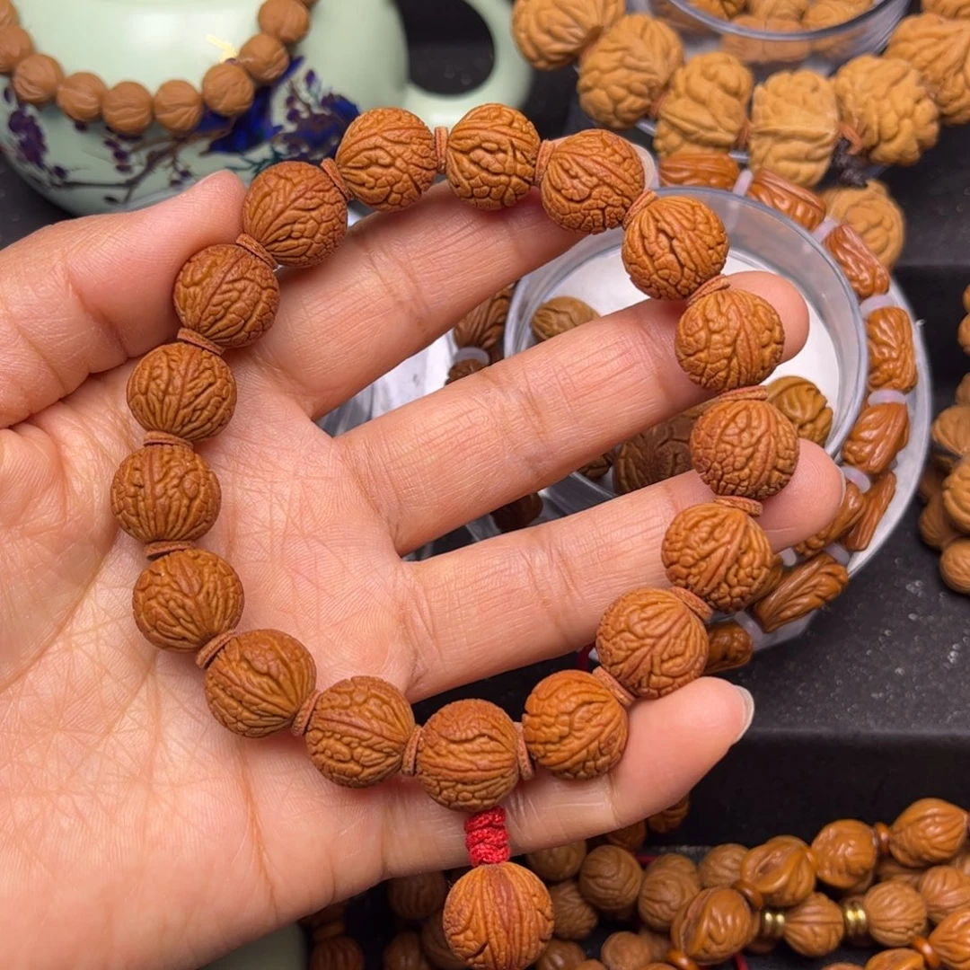 峰***桃核吊坠龙纹桃核