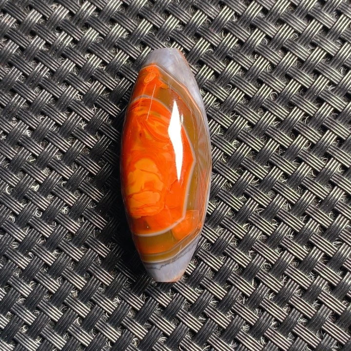 玛瑙/玉髓未镶嵌吊坠