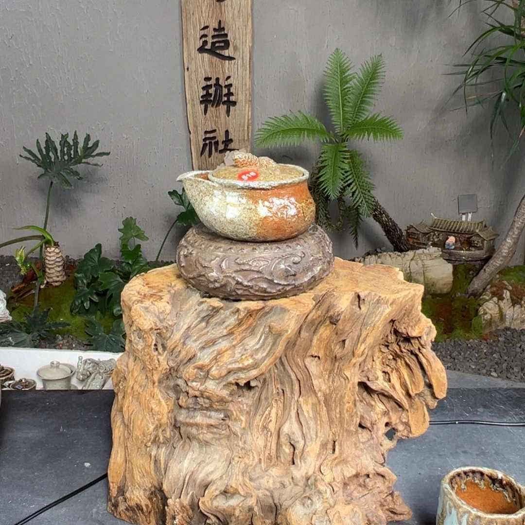 杯510柴烧手捏宝瓶紫砂芝麻段泥