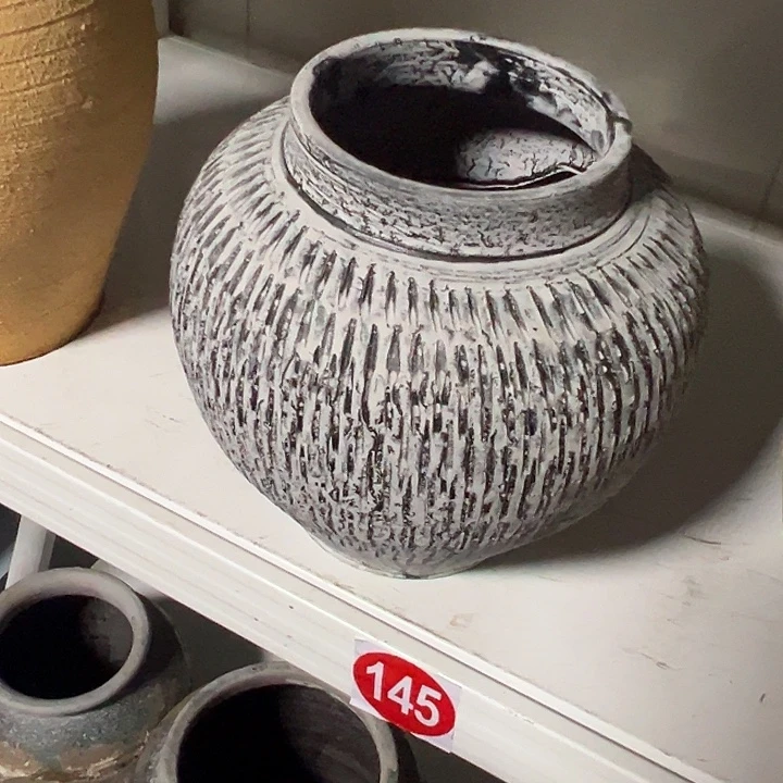 粗陶盆默认打孔高20口11