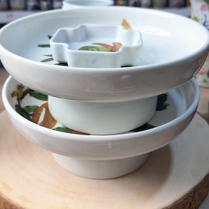 景德镇陶瓷手工手绘果盘