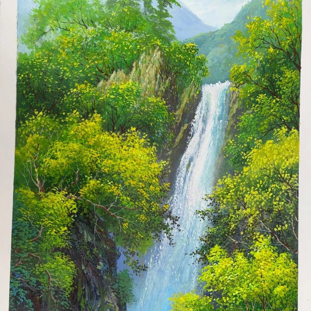 油画加油加油努力加油加油