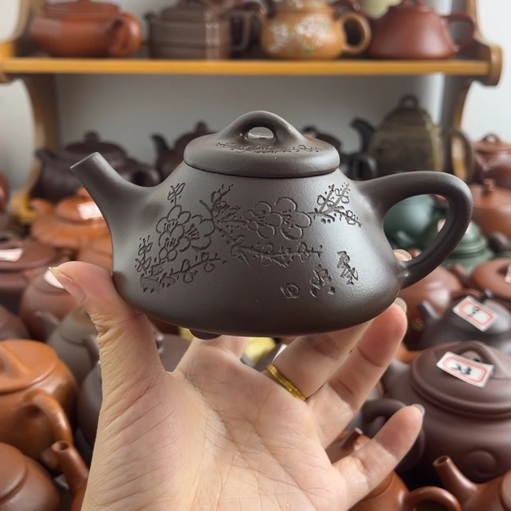 茶壶紫砂150尺寸半手微瑕