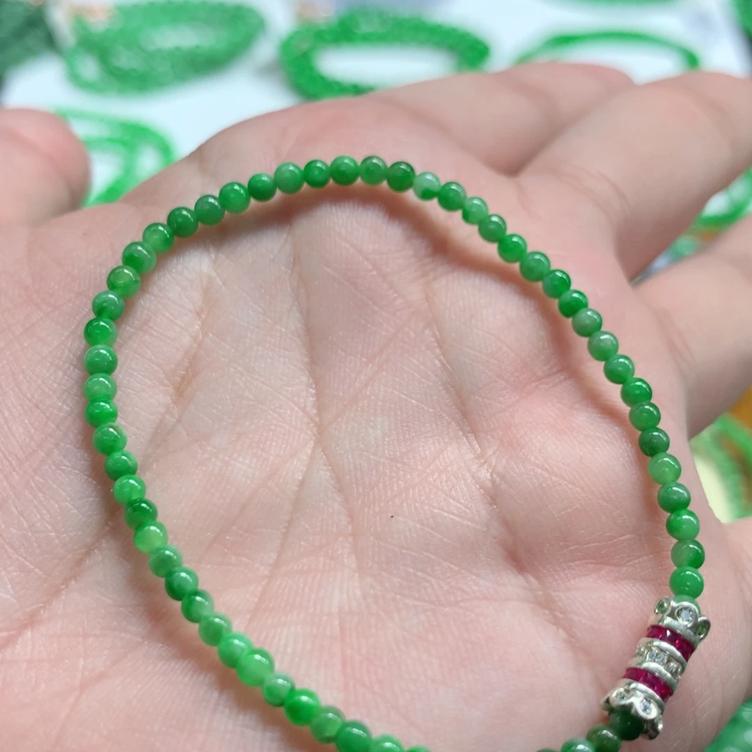 未镶嵌手链翡翠翡翠