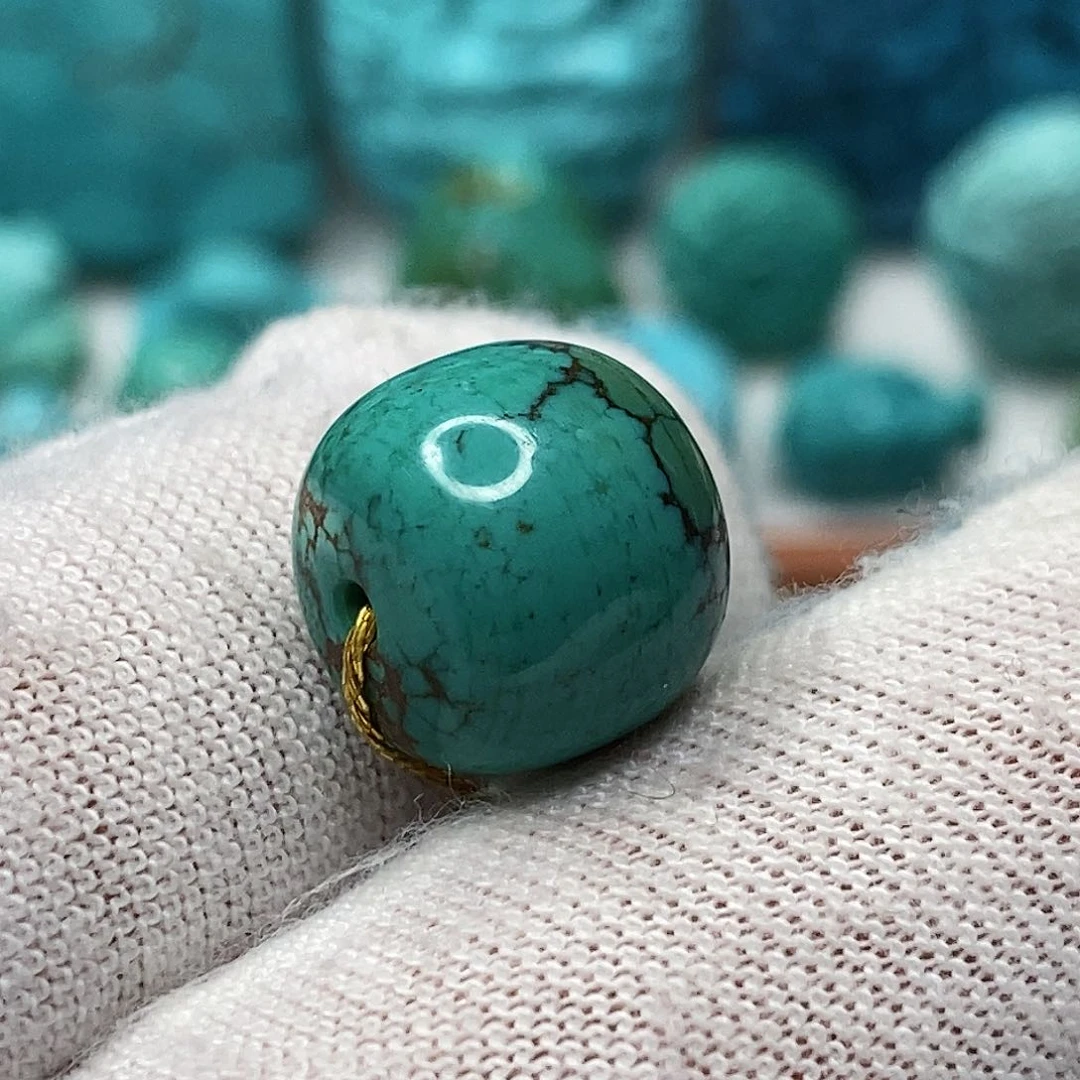 未镶嵌绿松石天然原矿 带武汉地大证书