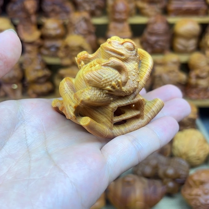 歌***情柏木（崖柏）崖柏手把件
