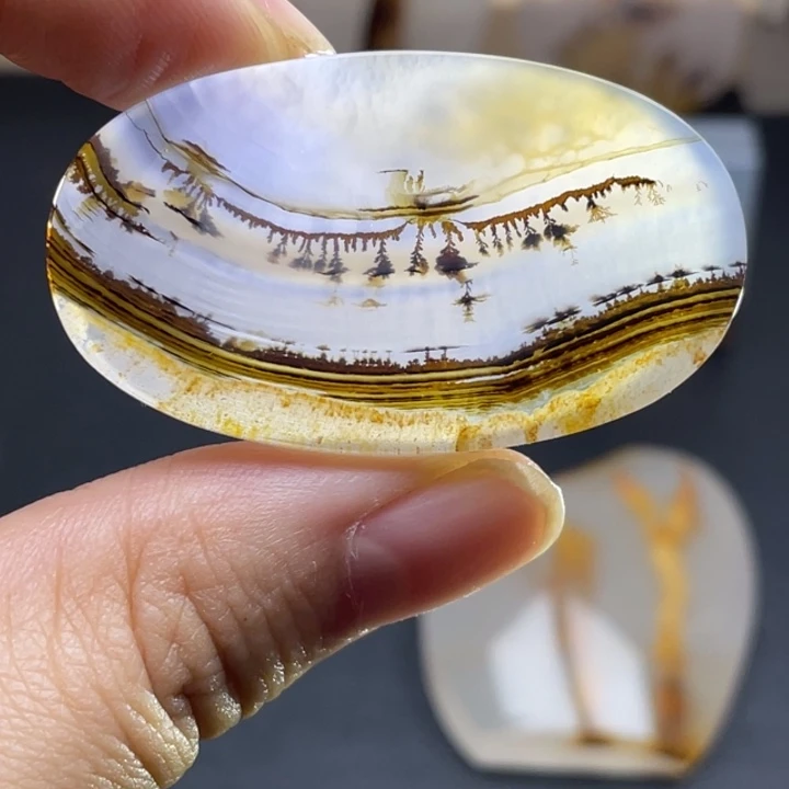 幕***子玛瑙/玉髓未镶嵌颈饰