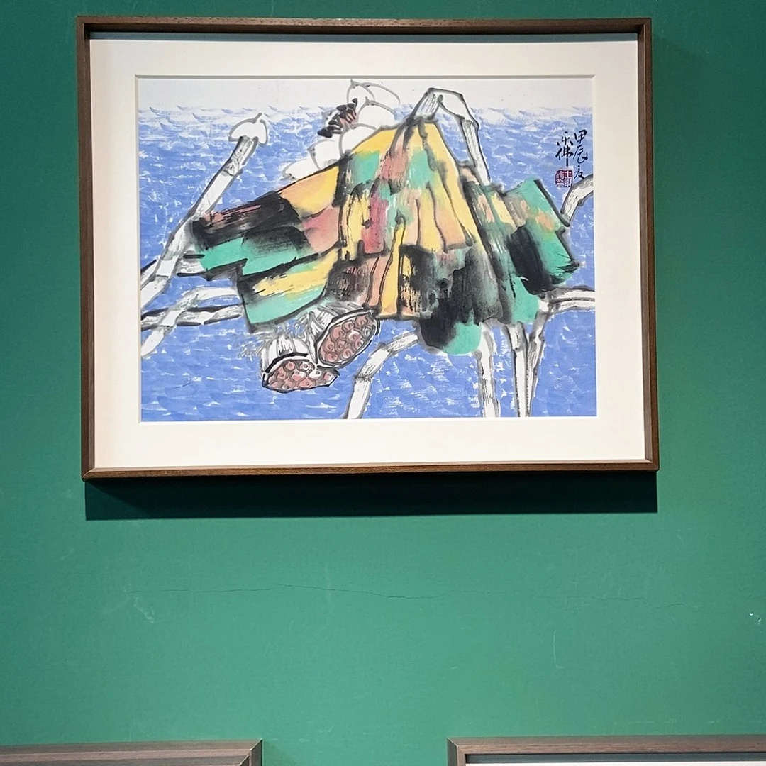国画王乐佛老师作品