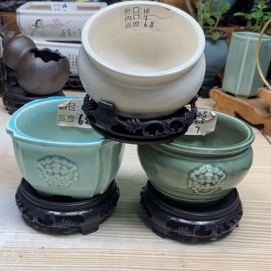 瓷片陶瓷花盆陶瓷艺术