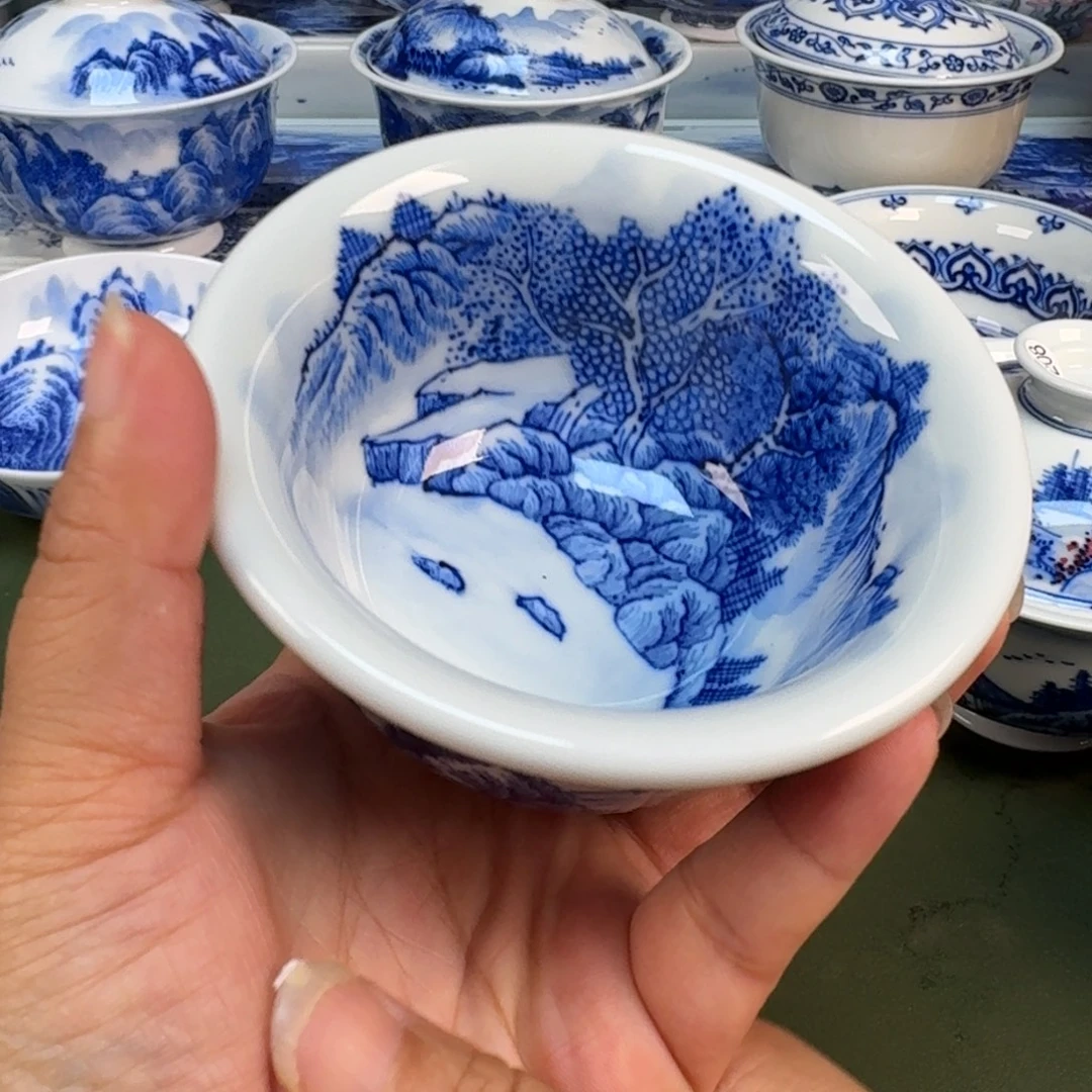 景德镇纯手绘茶具圆圆295