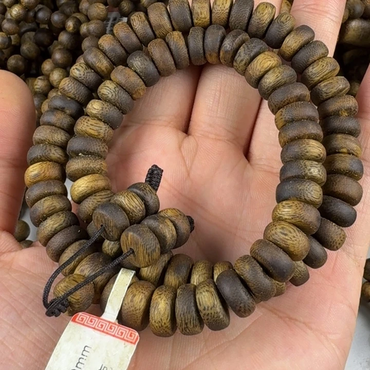 手串沉香奇楠沉香10mm双圈算盘珠22克多样性发一条
