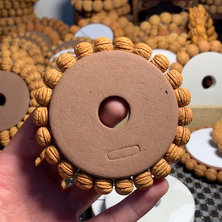 小***哥手串桃核4#野生金豆