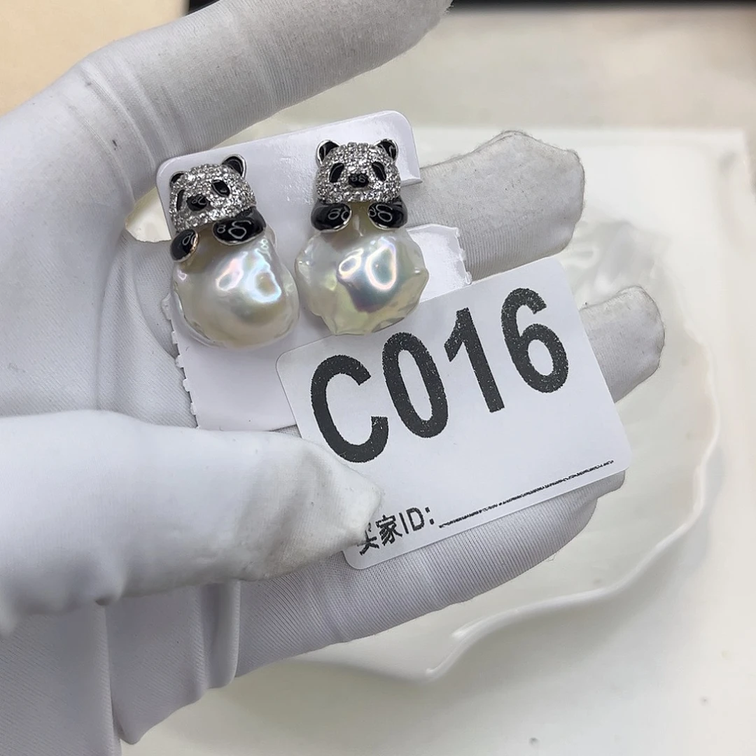 耳饰淡水珍珠合金