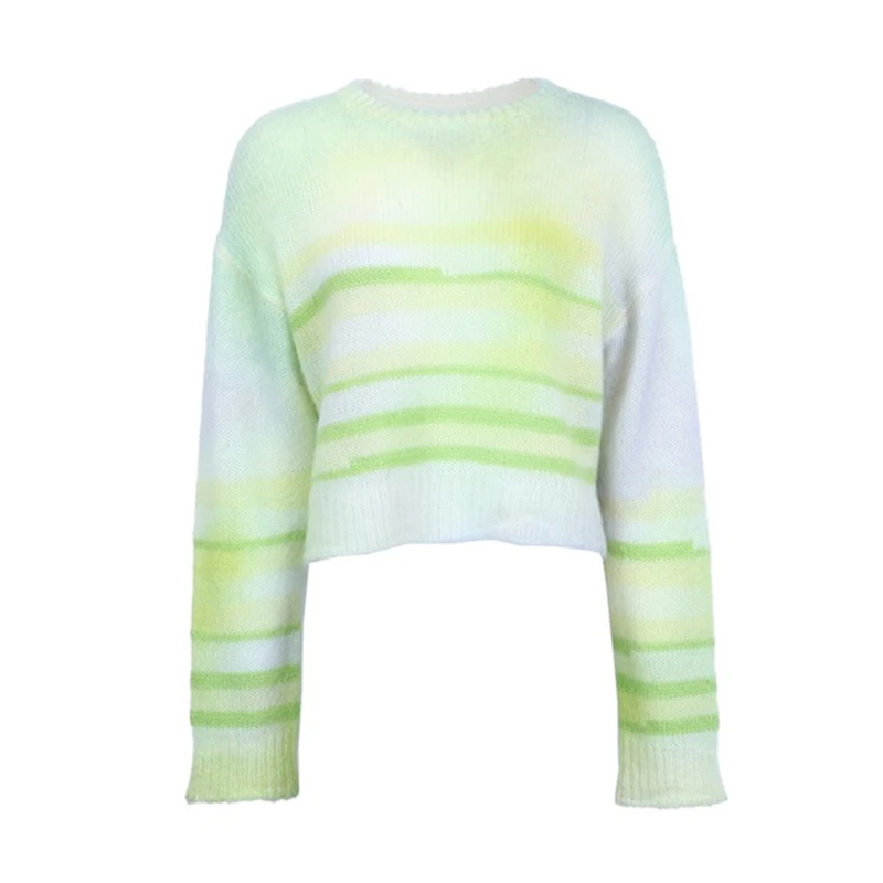 【达人专属】渐变条纹针织衫N1534
