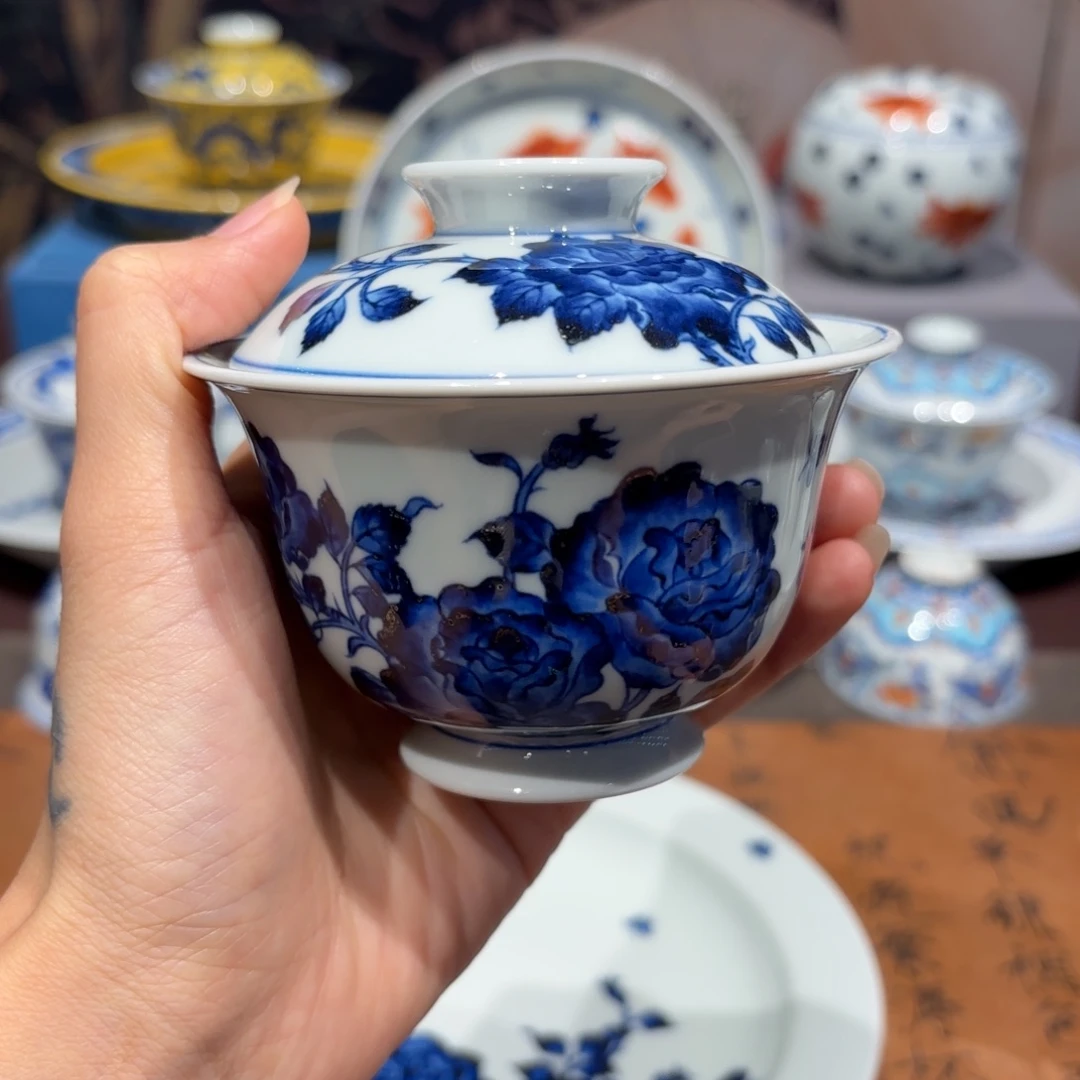 手工手绘陶瓷茶具