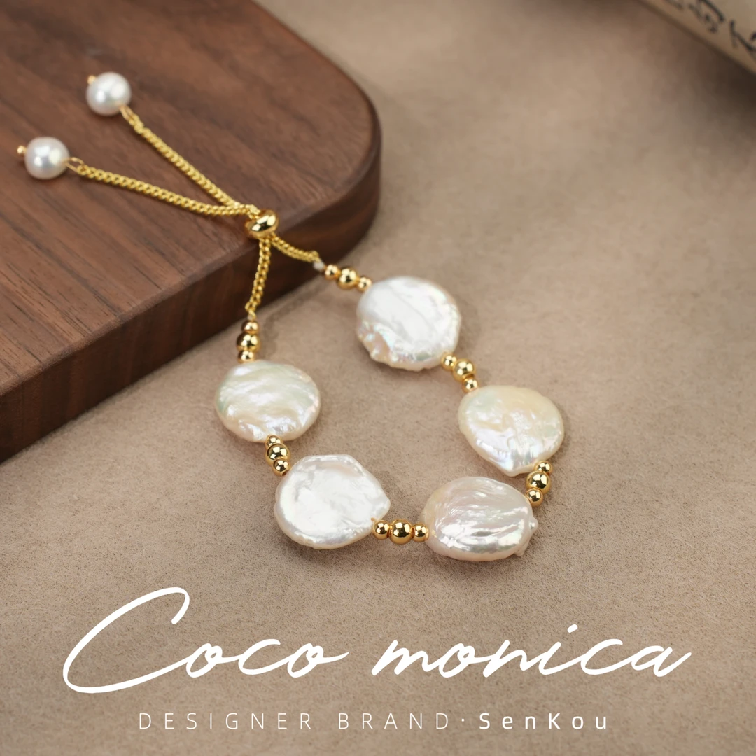 【小霞珠宝】手工巴洛克气质珍珠手链轻奢 时尚珍珠 AD06