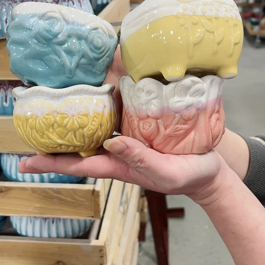 【闪购商品】陶瓷福利品凑满10元发货陶瓷花盆