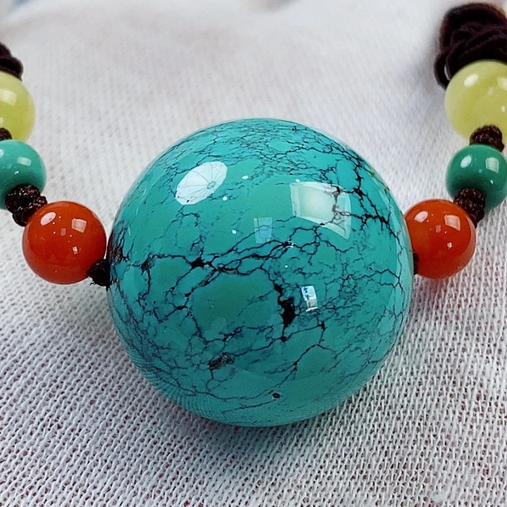 未镶嵌绿松石原矿无优化