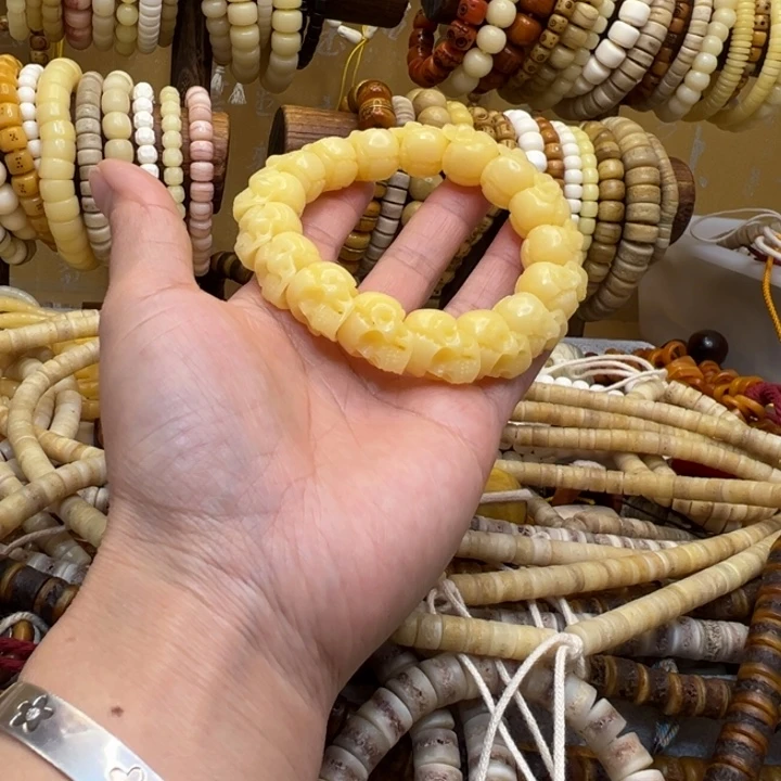 手串/手链驼骨直径14雕刻