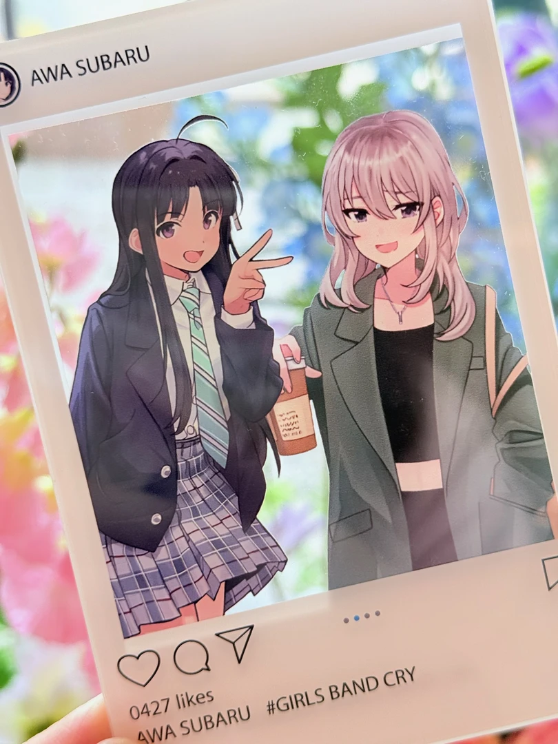 莫哆屋【gbc】哭泣少女乐队 同人谷春日合影ins风打卡透卡