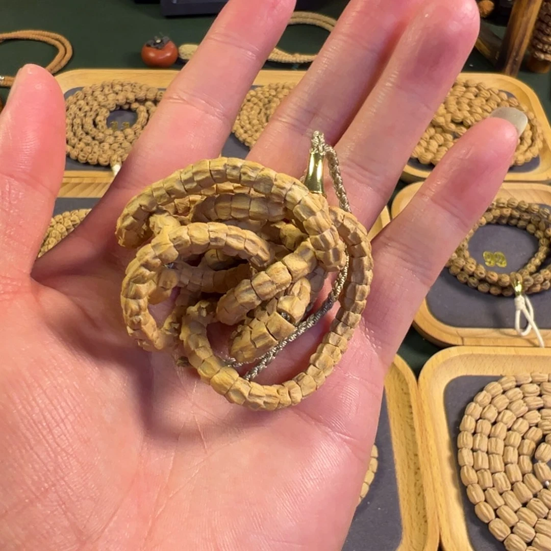 【闪购商品】吊坠柏香籽/百香籽?热振多棱顺小肠5尺寸