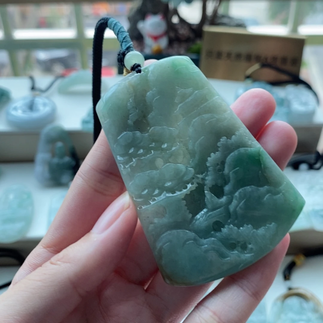【闪购商品】颈饰未镶嵌翡翠天然缅甸A货翡翠