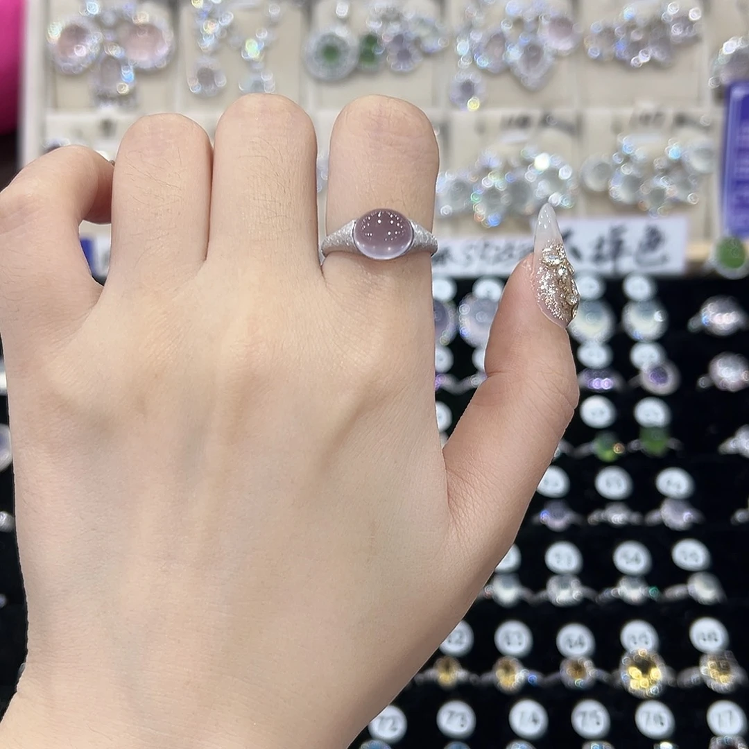 丢***丢银S925镶嵌萤石戒指