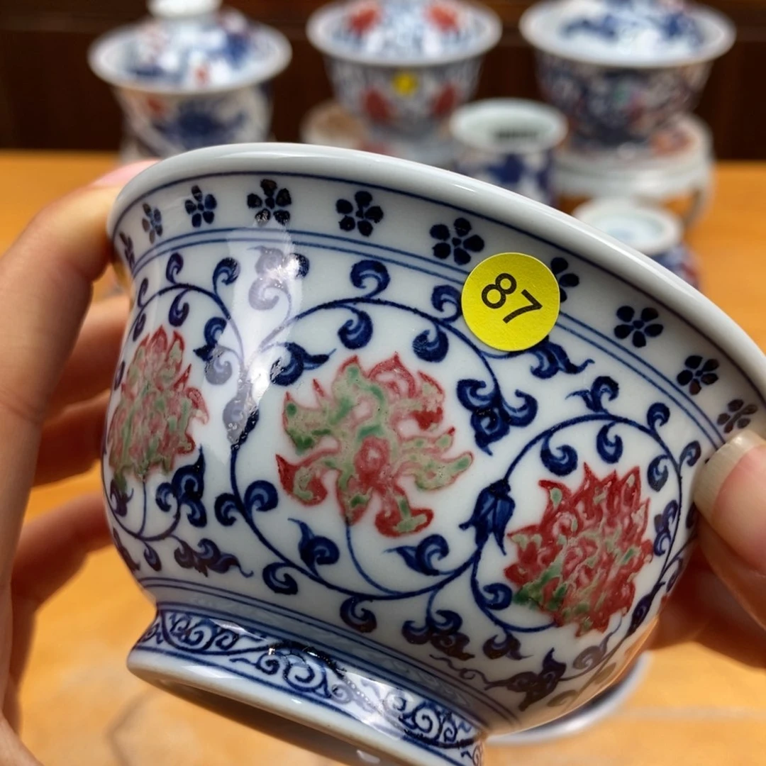 手绘现代茶具非古董