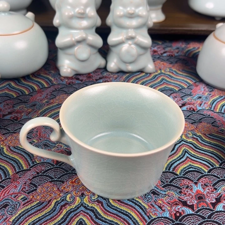 仿古釉水大加菲杯