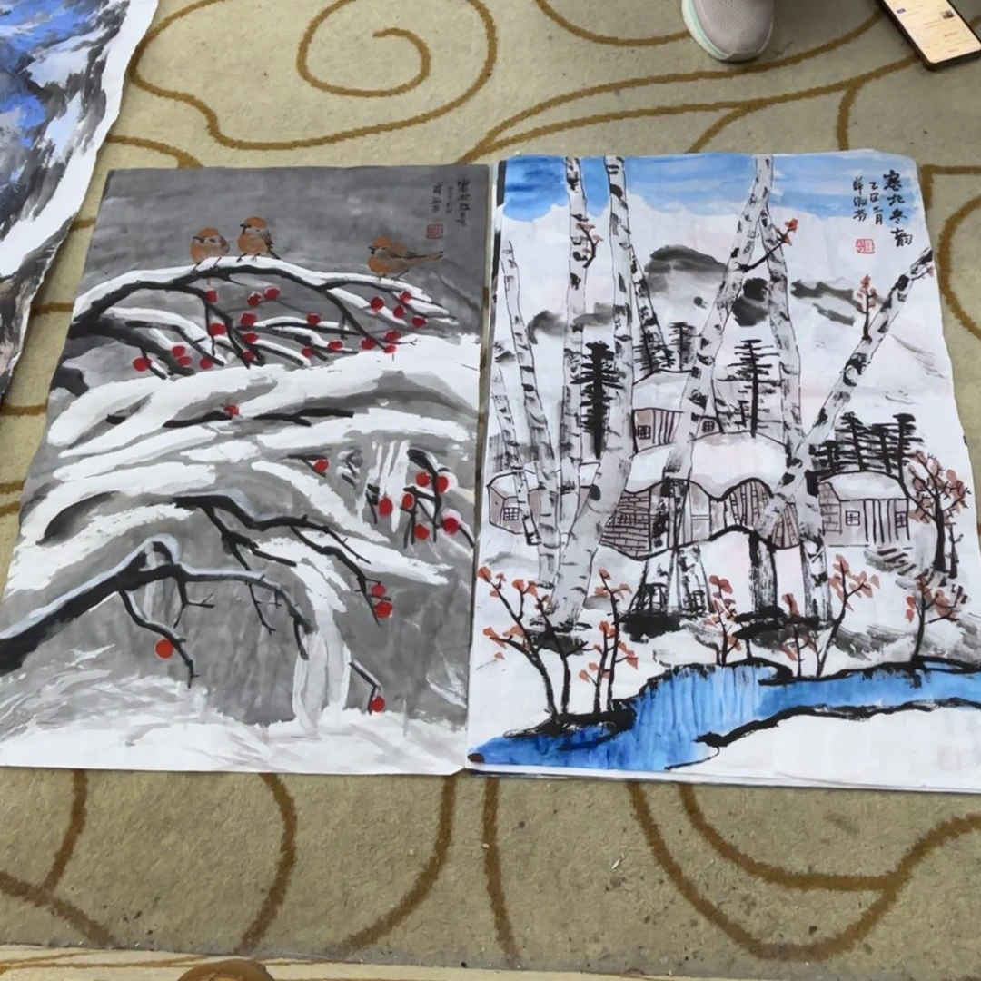 国画国画老师作品刘