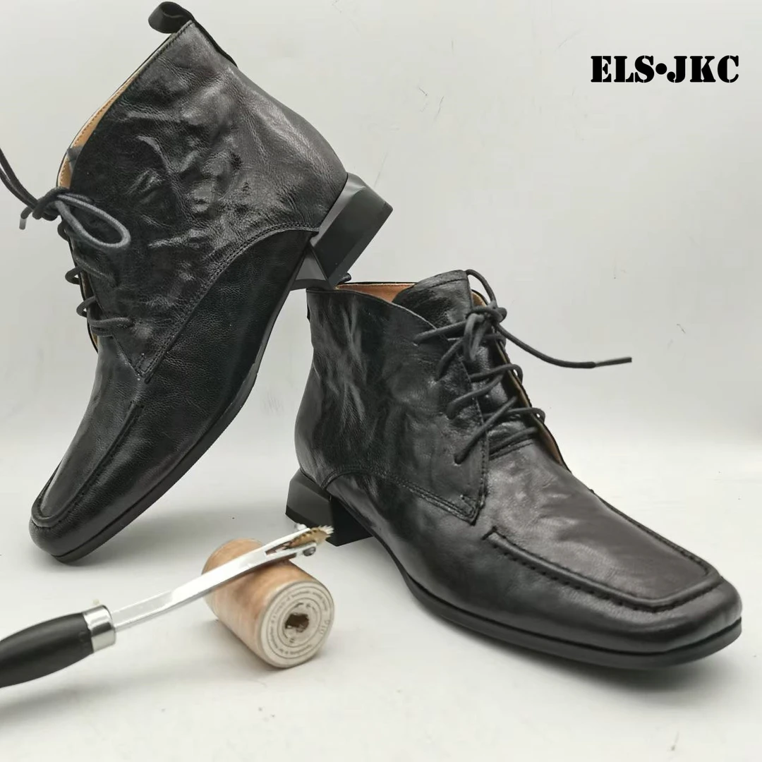 ELS•JKC品牌，女士摩登靴