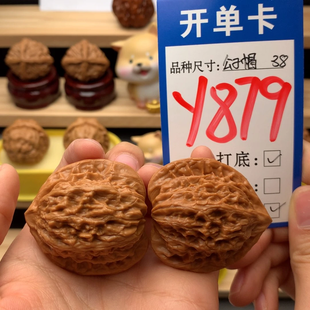 把件文玩核桃公子帽38尺