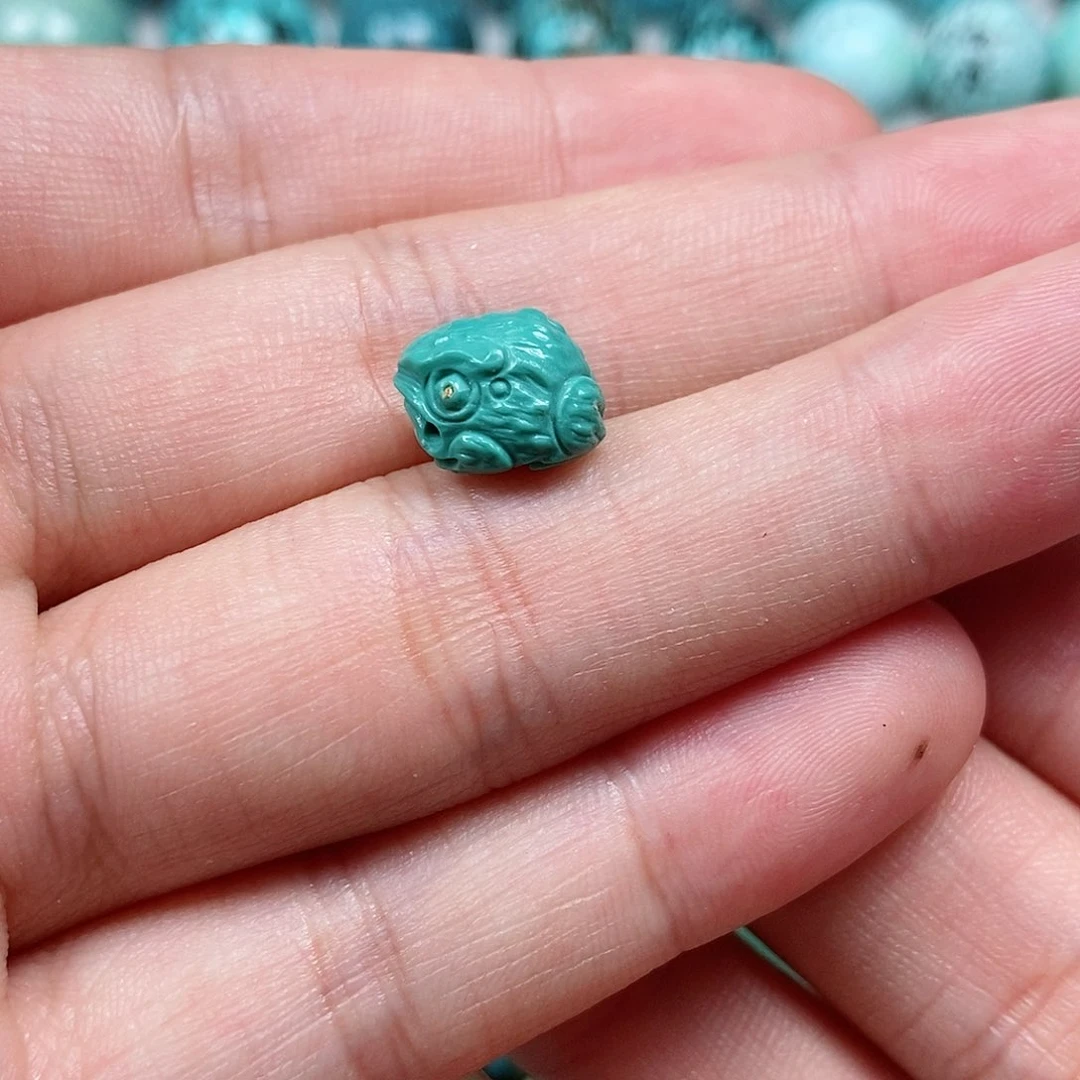 绿松石未镶嵌珠宝半成品