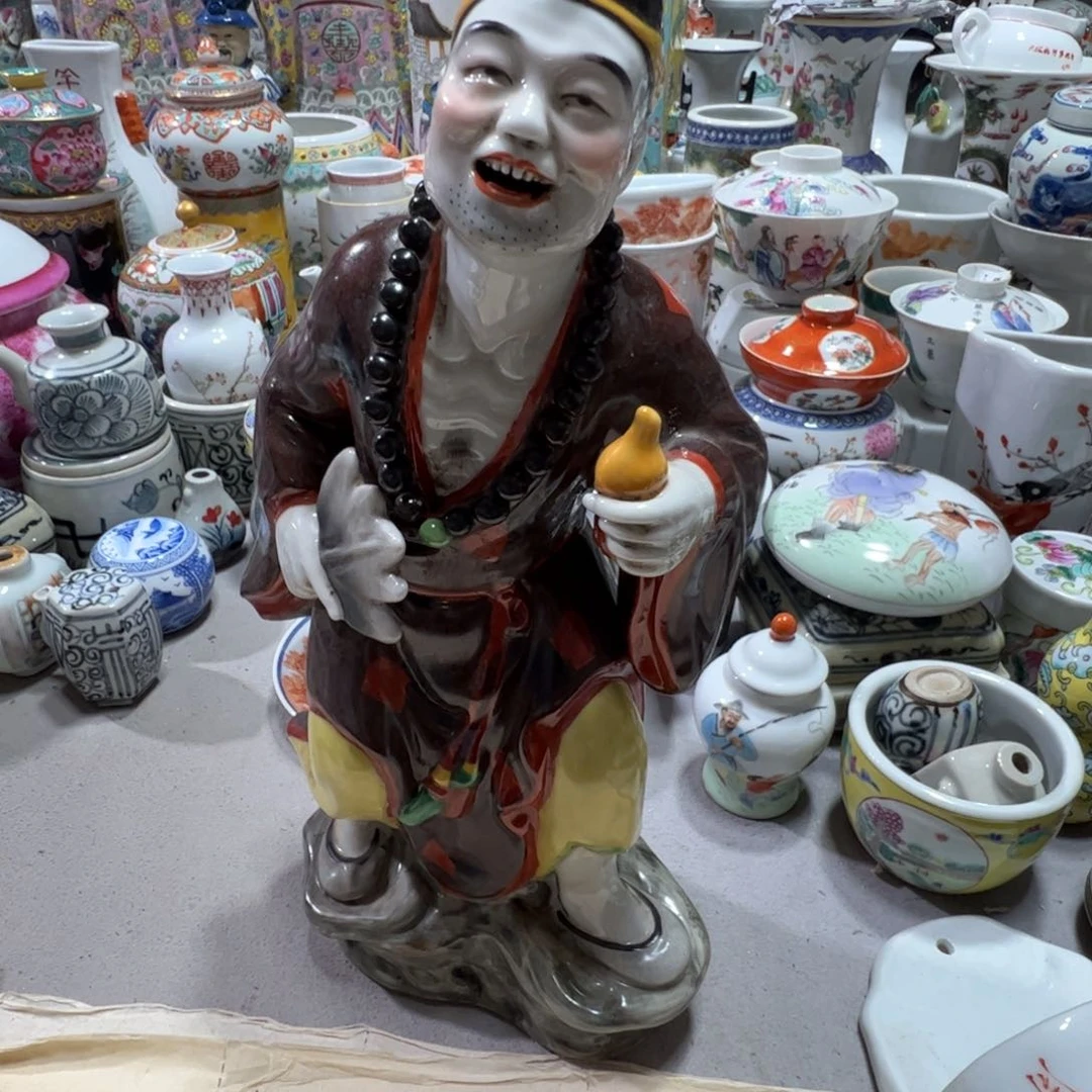 景德镇陶瓷工艺品摆件铜
