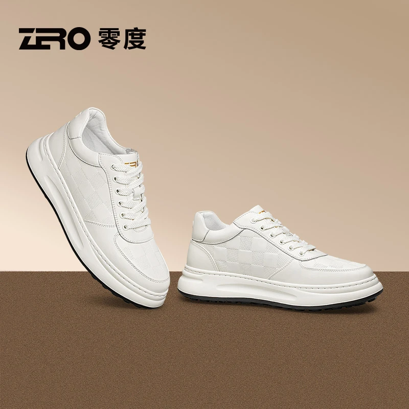 ZRO/零度【杨烁联名同款】透气春秋轻量零感厚底小白休闲开车男鞋