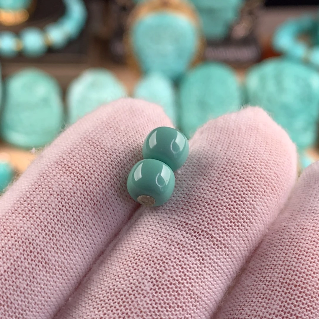 未镶嵌绿松石配珠卡7