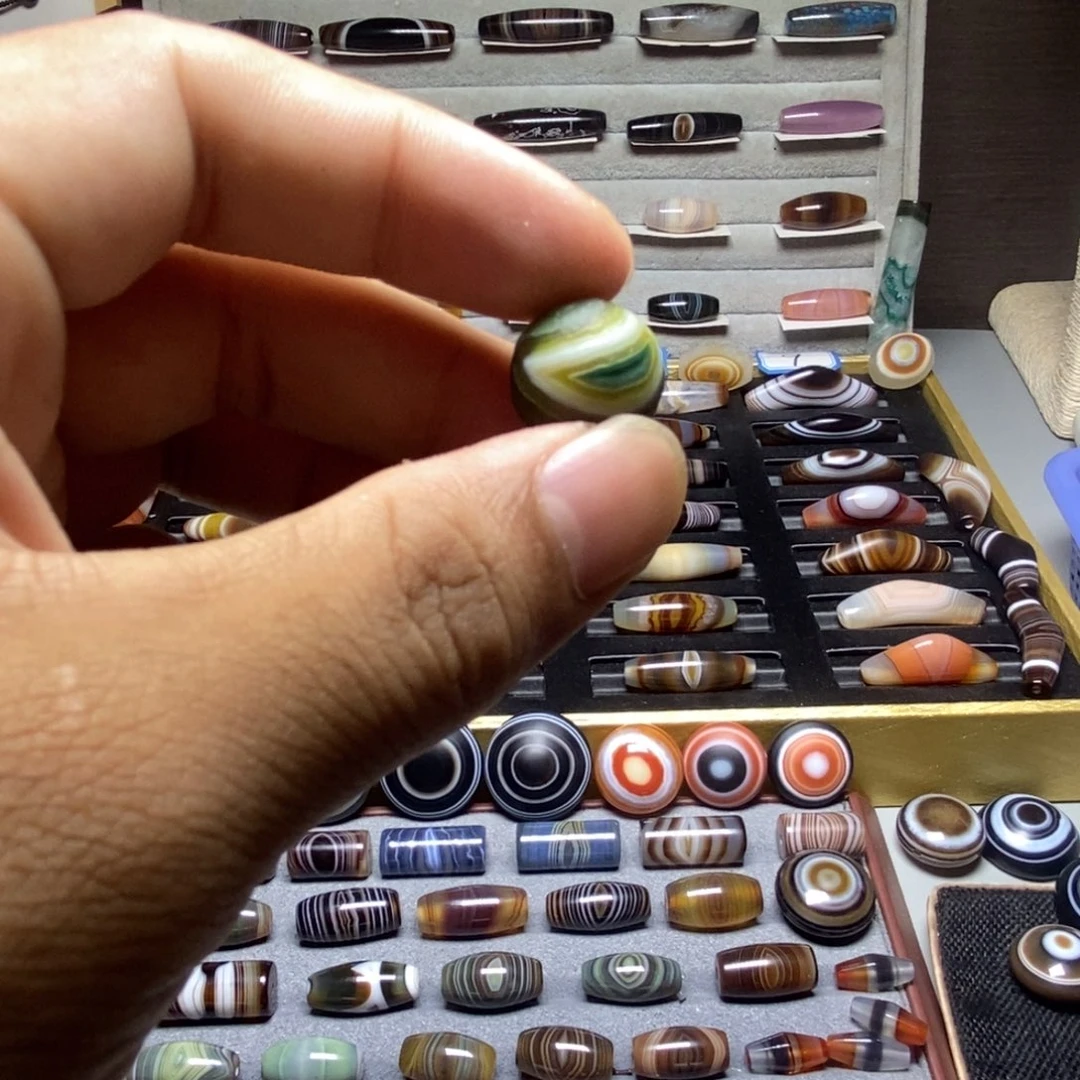 玛瑙/玉髓合金珠宝半成品