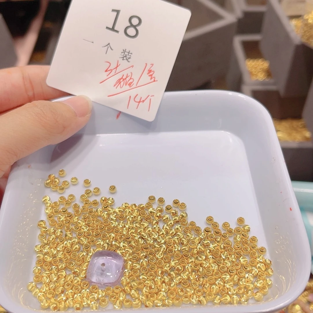 紫晶珠宝半成品银S925镀金镶嵌18