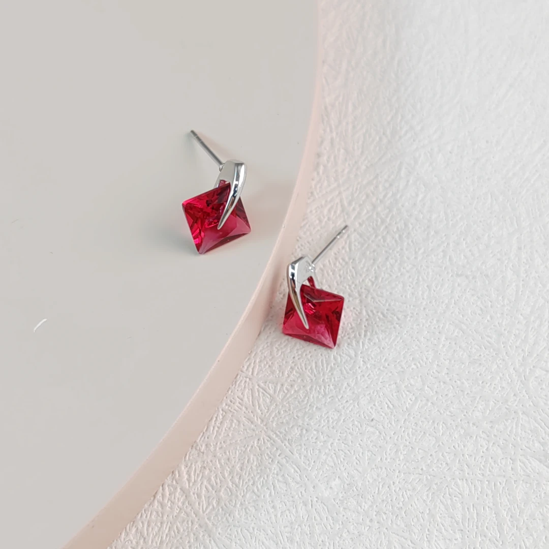 XUPING/旭平首饰 合金仿水晶耳饰 【参与满赠】耳钉GDQ X001094108