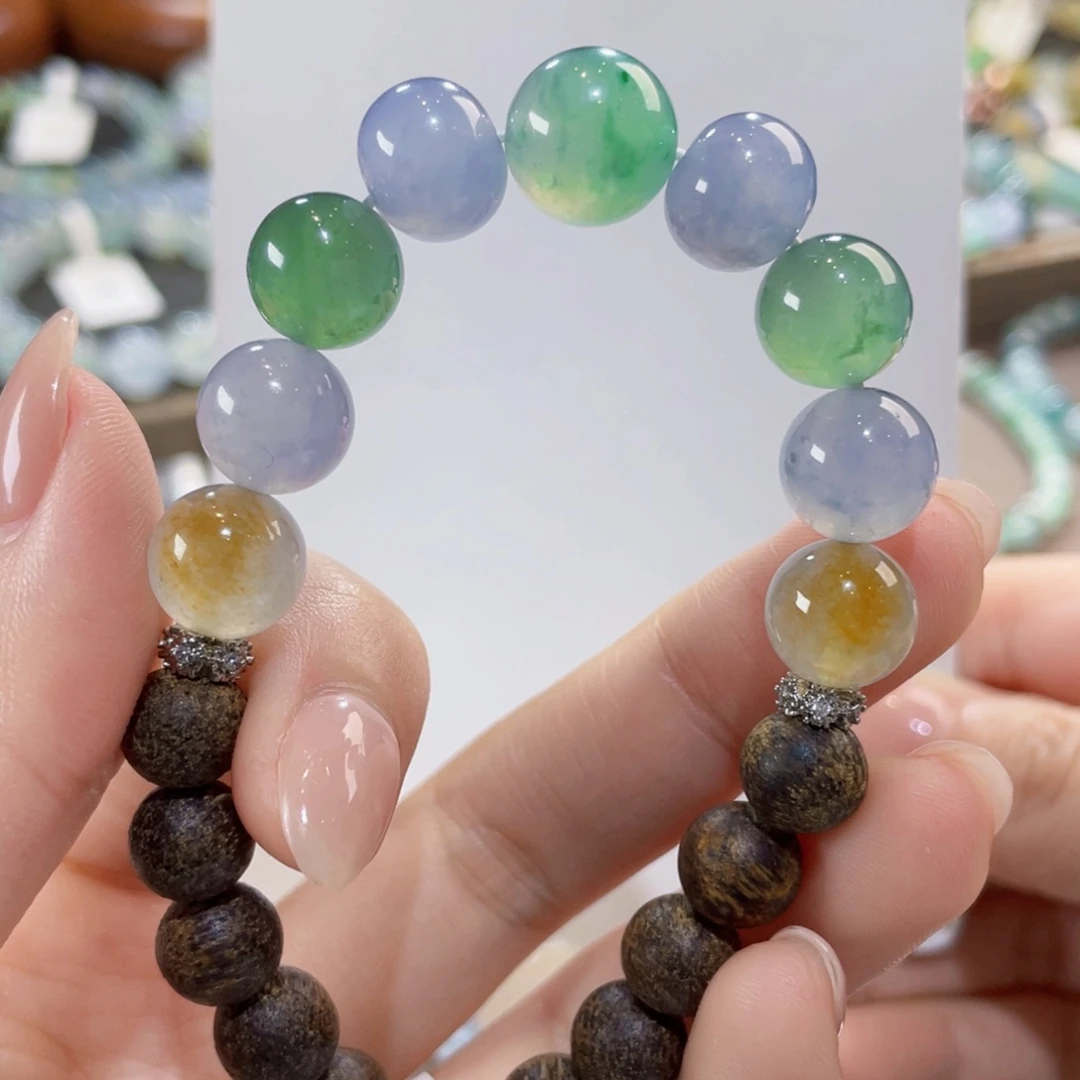 未镶嵌手链翡翠花仙子