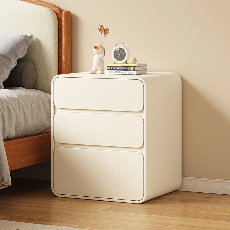 床头柜卧室奶油风茶几网红桌子2025爆款简约现代置物架床边收纳柜