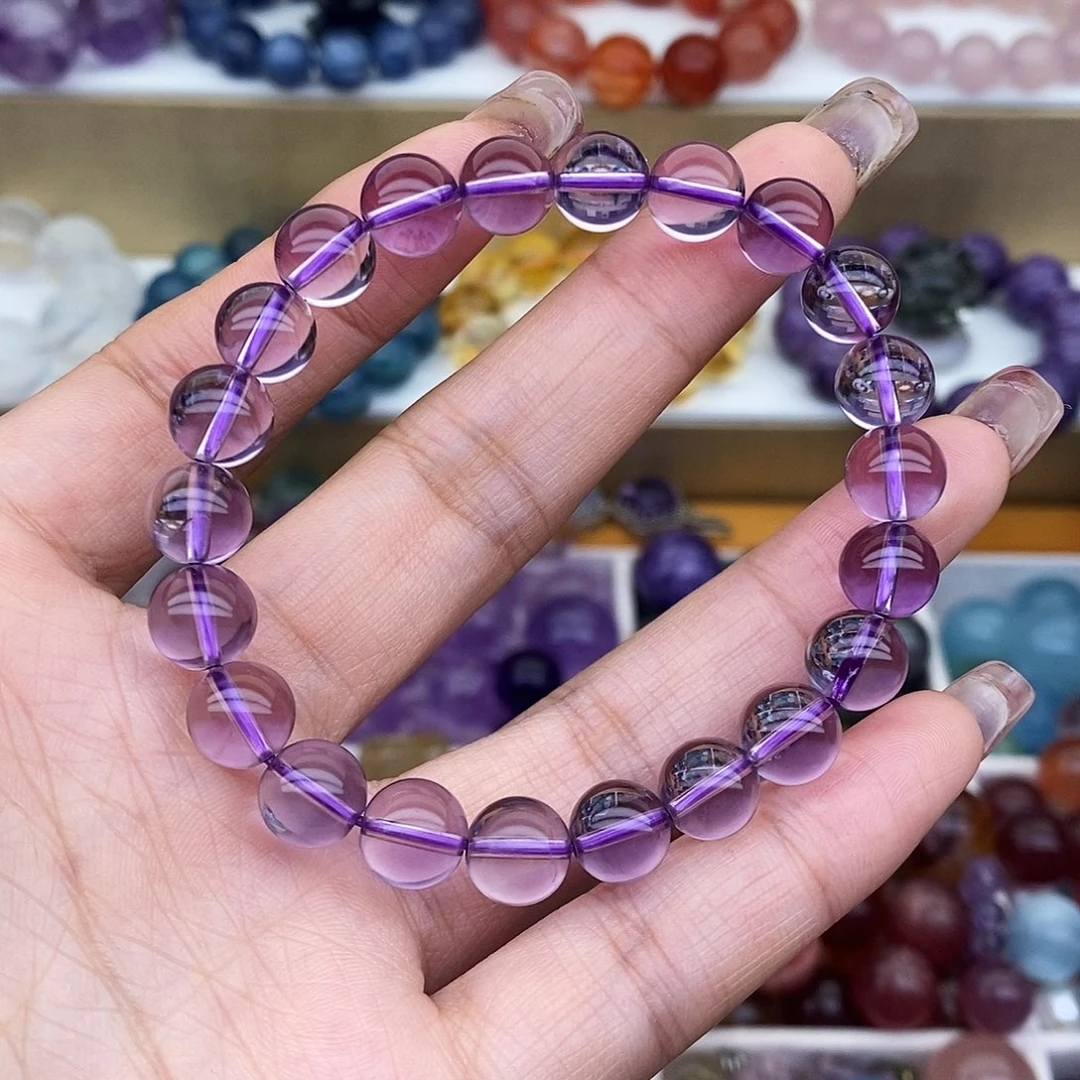 烟晶手链未镶嵌紫水