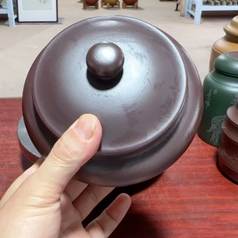 紫砂茶叶罐海**枫。。。。。。。。