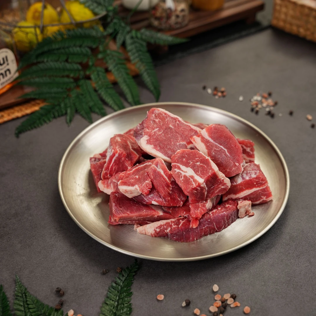 原切牛排超吉火【肉块】澳洲谷饲原切牛肉 中式炖煮 烤肉 1500g