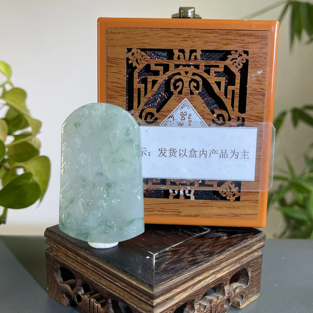 JGB18-640H 天然缅甸A货翡翠