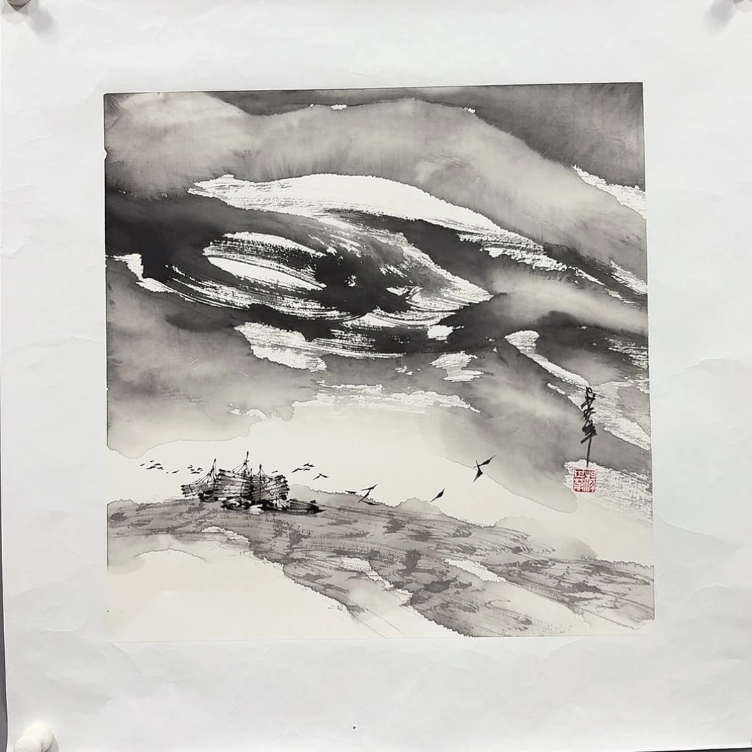 国画亲笔手绘放心去藏